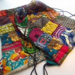 Ifenkili African print mix drawstring bag