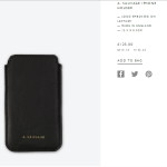 a.sauvage iPhone holder